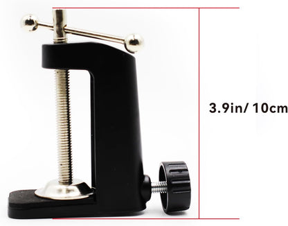 Universal C-Clamp Lamp Holder Desk Mount Clamp Base for Swing Arm Lights, DIY Lighting, Monitors, Workbenches