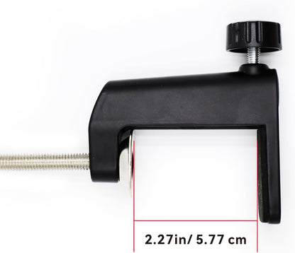 Universal C-Clamp Lamp Holder Desk Mount Clamp Base for Swing Arm Lights, DIY Lighting, Monitors, Workbenches