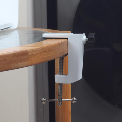 Universal C-Clamp Lamp Holder Desk Mount Clamp Base for Swing Arm Lights, DIY Lighting, Monitors, Workbenches