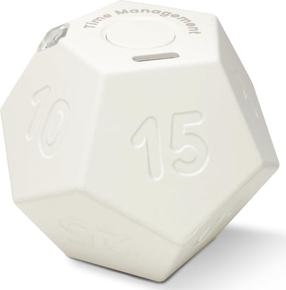 Cube Pomodoro Timer - Flip to Start Countdown, Rechargeable Mini Productivity Timer for Study, Office, 11 Preset Times, Silent/Vibration, Time Management Tool for Kids & ADHD (Pink)
