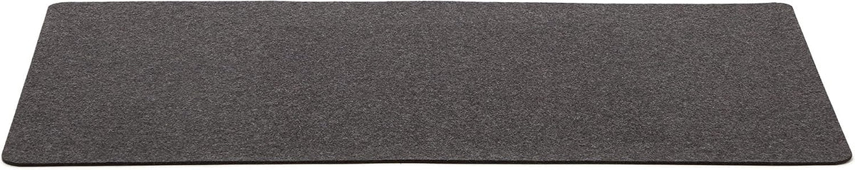 Mosen Medium Merino Wool Felt Desk Pad, Luxury Non-Slip Desk Mat, Blotter for Office and Home, 24W x 12H, Charcoal