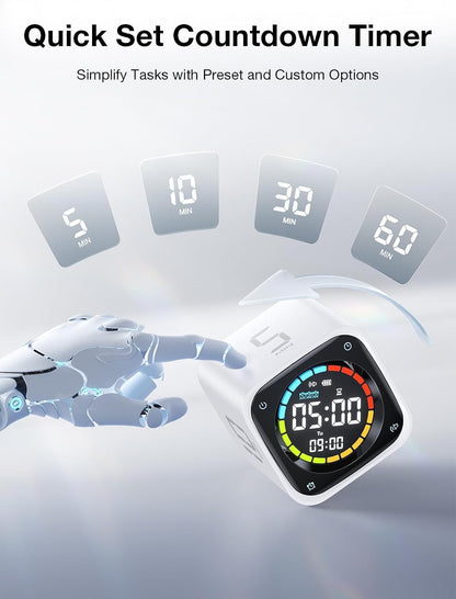 TK3 Pomodoro Timer Cube for Focus, Study, Work, Task, ADHD,Kitchen
