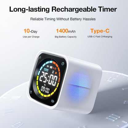TK3 Pomodoro Timer Cube for Focus, Study, Work, Task, ADHD,Kitchen