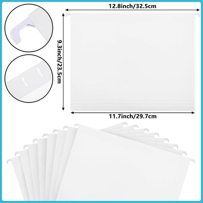 24 Hanging File Folders Acrylic Desktop Organizer,Pastel