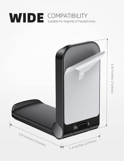 Headphone Stand, Sticky Headset Hanger, Adhesive Headphone Holder