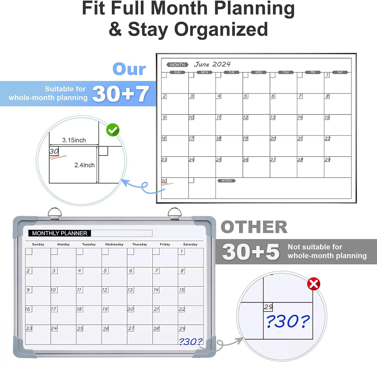 Monthly Calendar Whiteboard