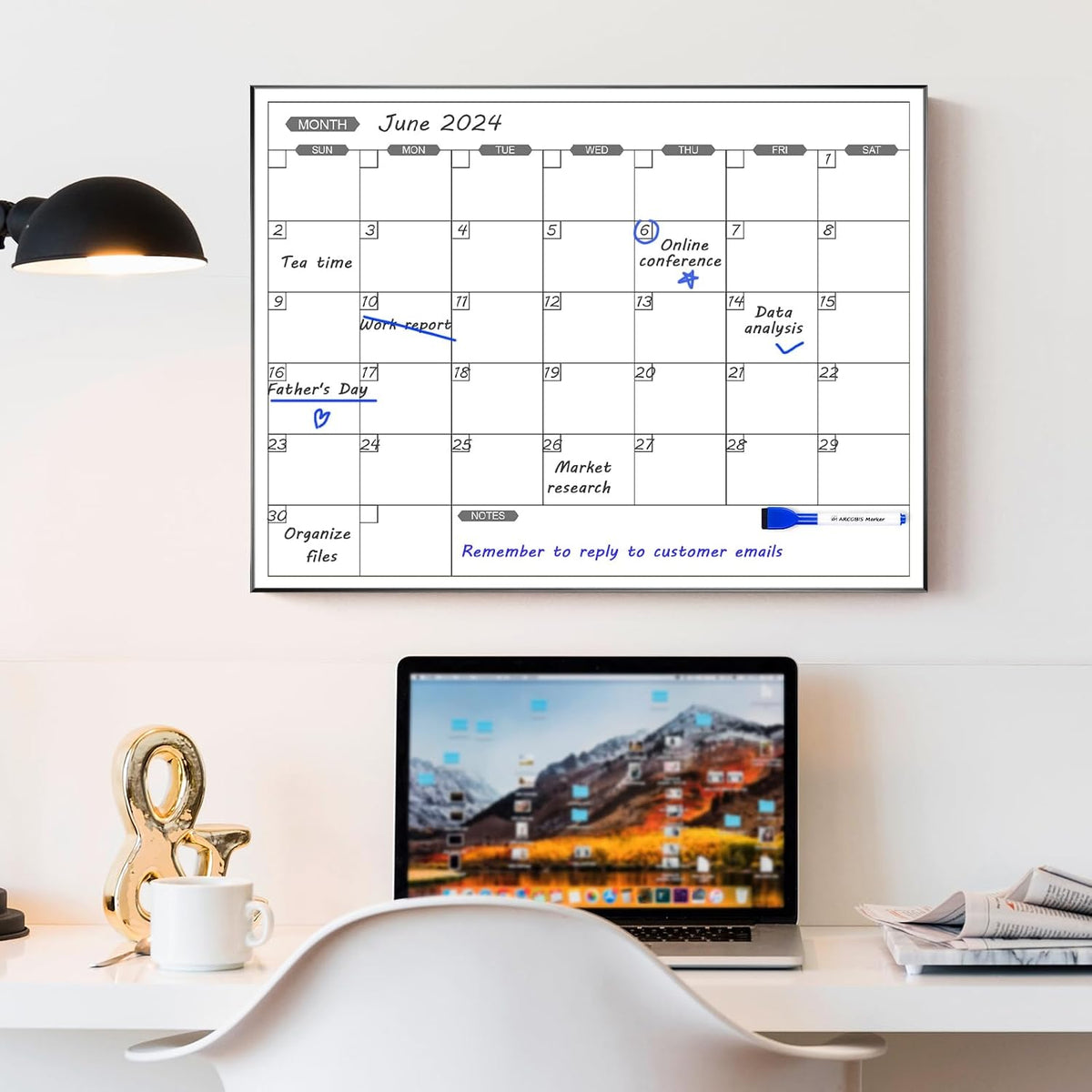 Monthly Calendar Whiteboard