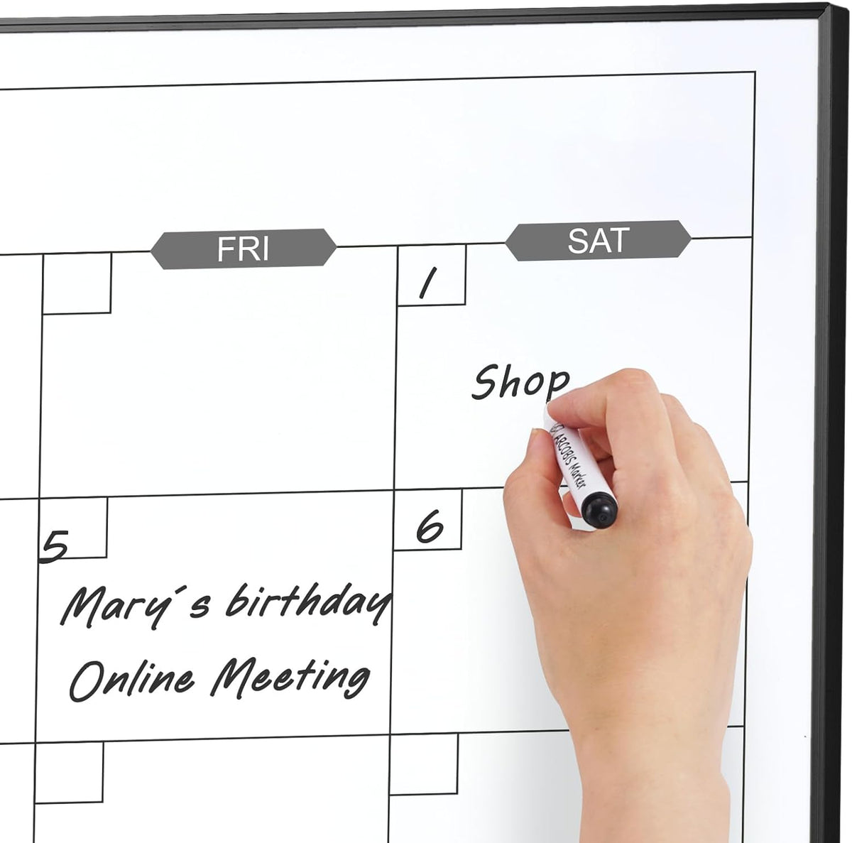 Monthly Calendar Whiteboard