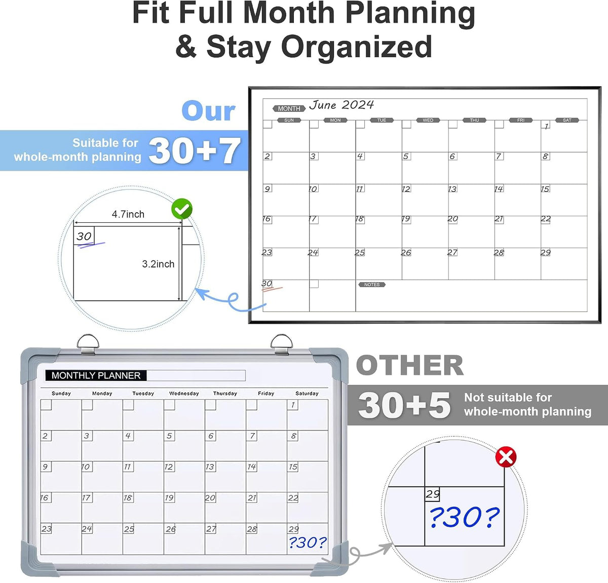 Monthly Calendar Whiteboard