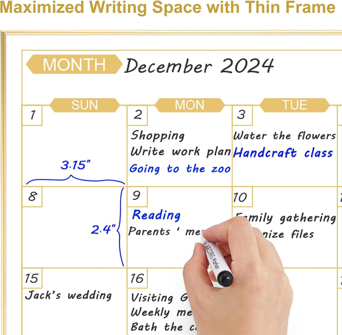Monthly Calendar Whiteboard