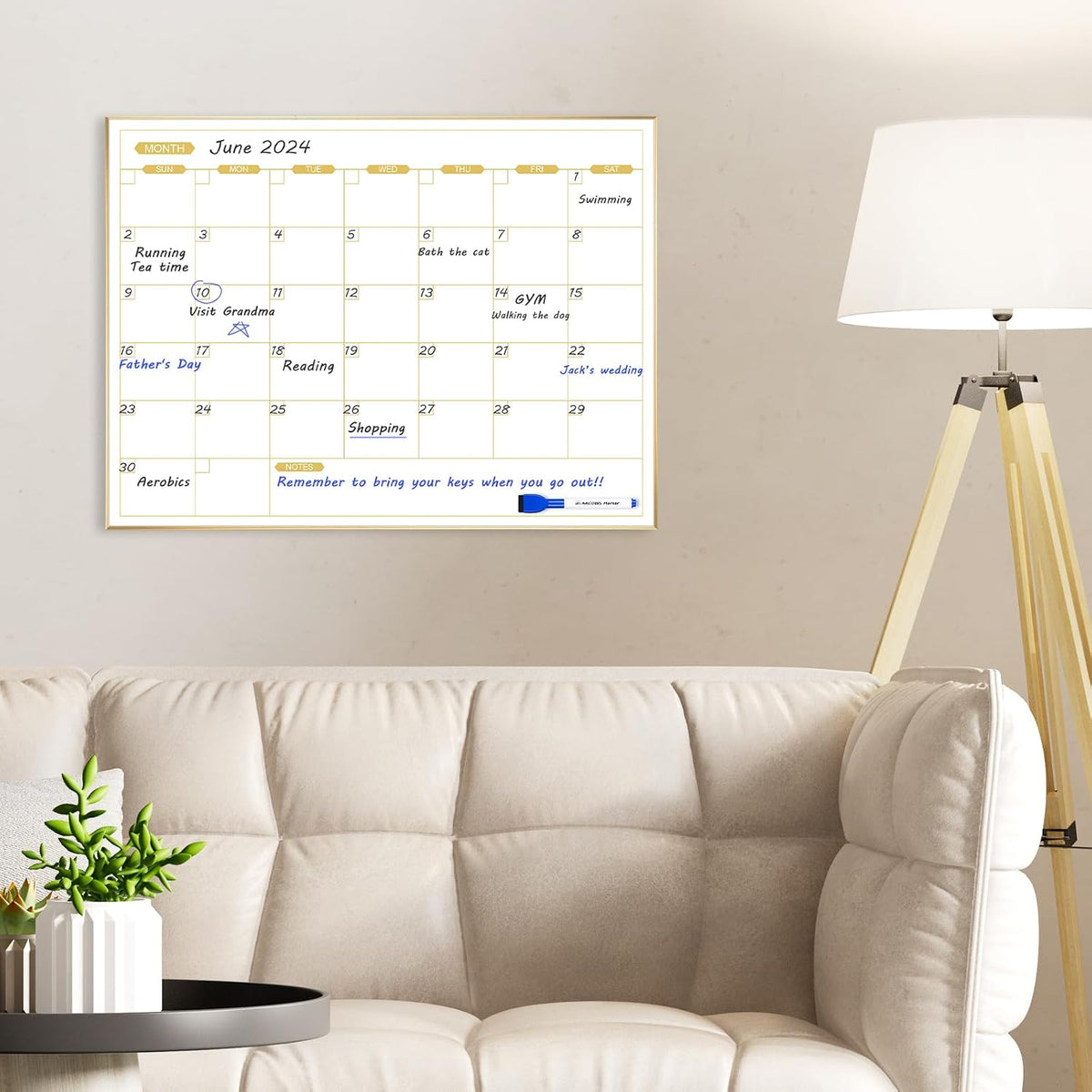 Monthly Calendar Whiteboard