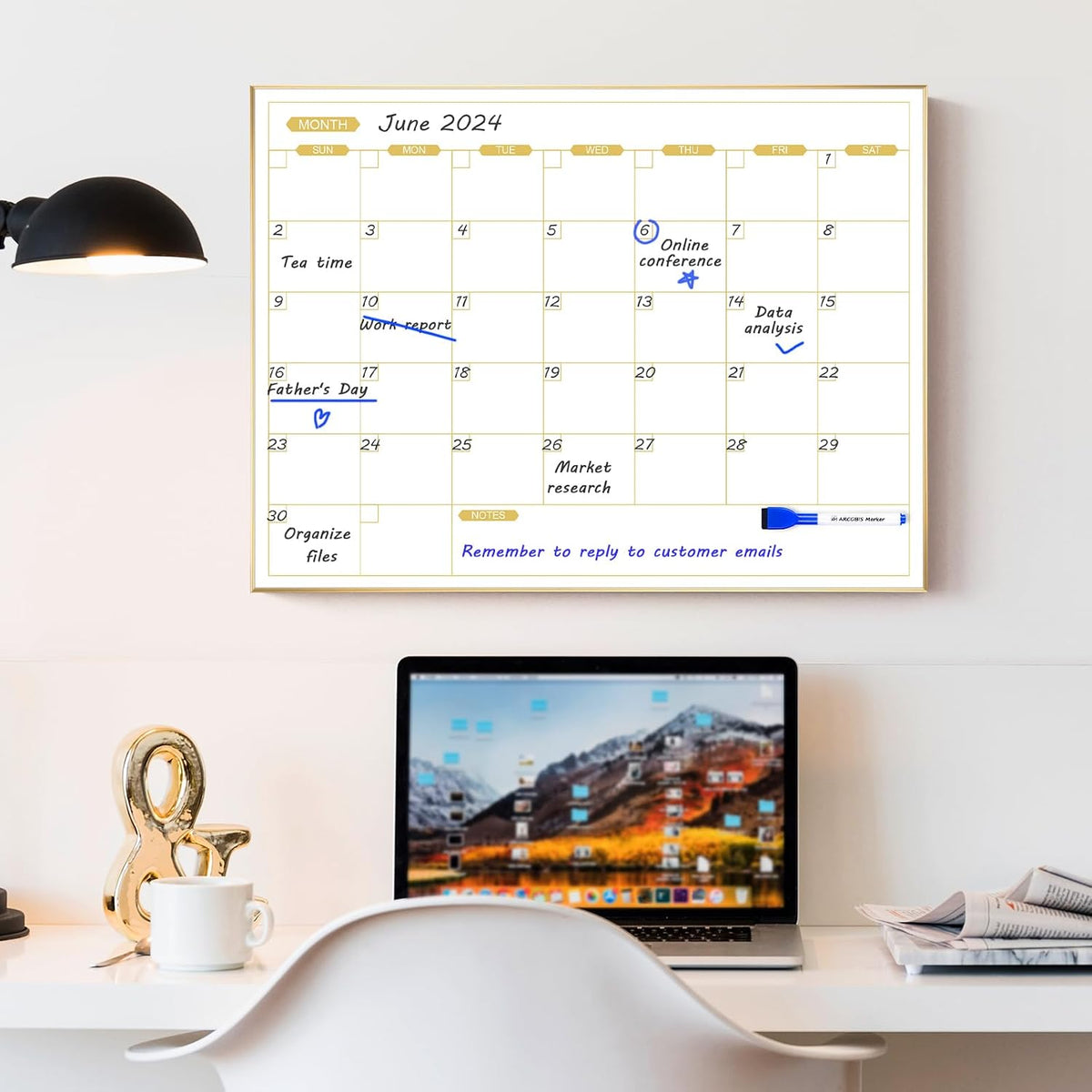 Monthly Calendar Whiteboard