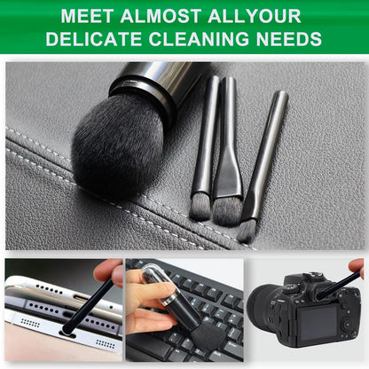 4 Pack Exquisite Duster Brush Kit, Small Dust Brushes, Feather Duster, Soft Fibers, Efficient Dust Removal, Cleaning Tool Perfect for Digital Devices, Keyboards, Car Interior, Craft, Mobile Phone