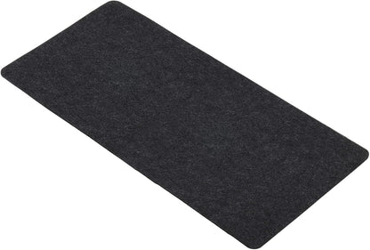 24"x12" Desk Mat Protector, Felt Dual Side Mouse Pad Writing Mat for Office Home, Gray