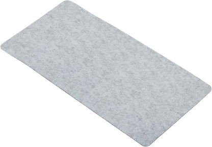 24"x12" Desk Mat Protector, Felt Dual Side Mouse Pad Writing Mat for Office Home, Gray