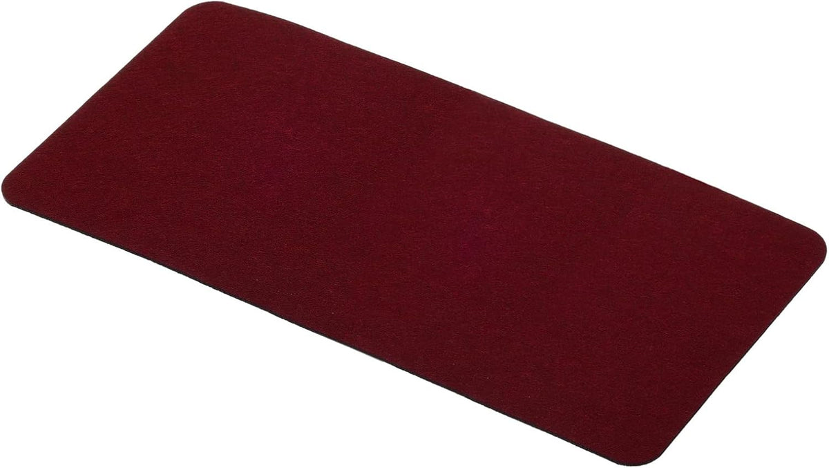 24"x12" Desk Mat Protector, Felt Dual Side Mouse Pad Writing Mat for Office Home, Gray