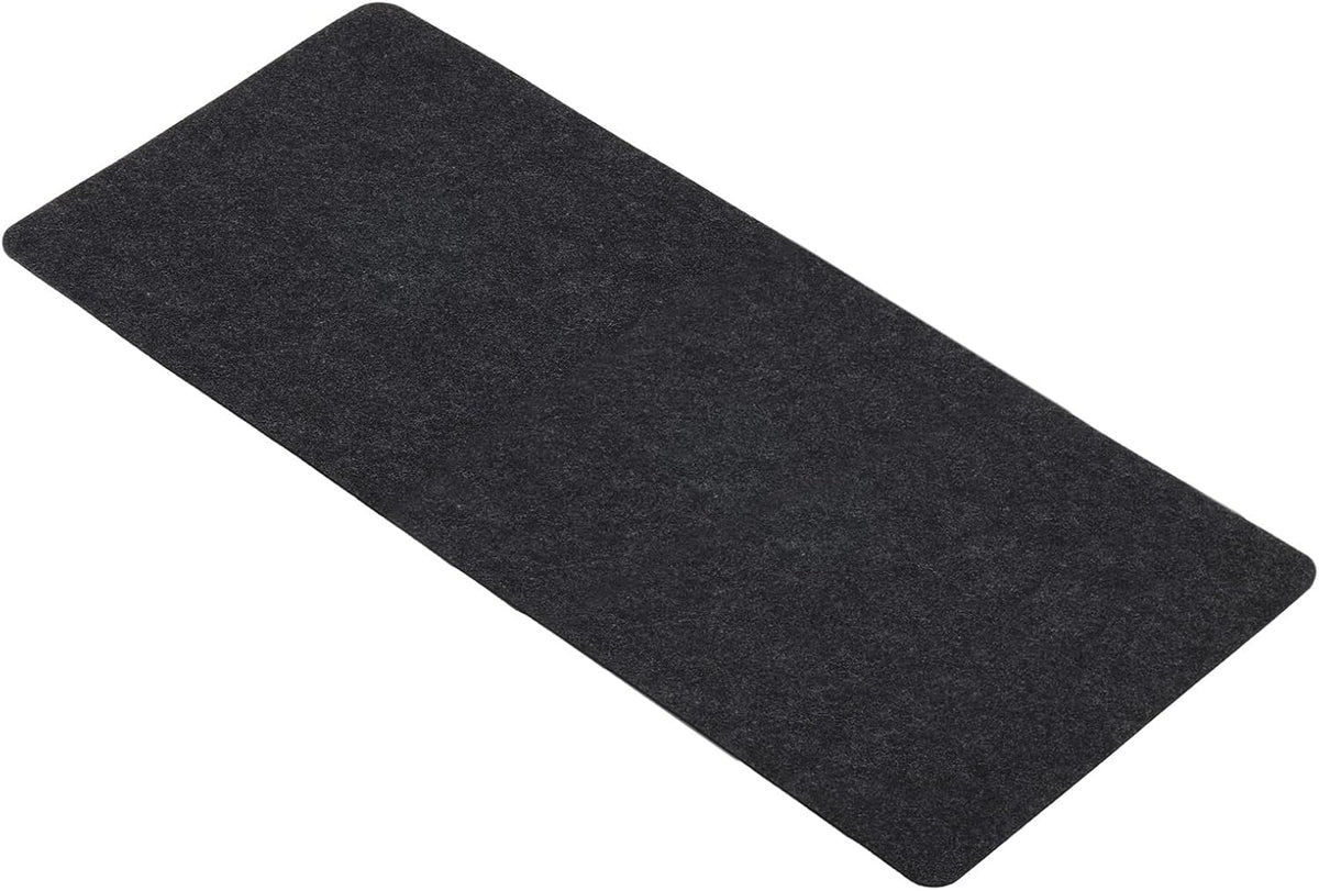 24"x12" Desk Mat Protector, Felt Dual Side Mouse Pad Writing Mat for Office Home, Gray