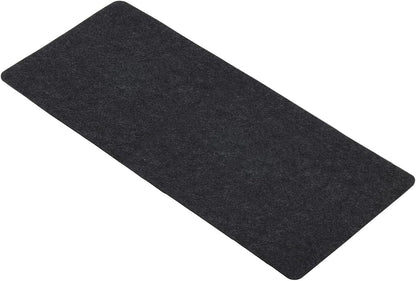 24"x12" Desk Mat Protector, Felt Dual Side Mouse Pad Writing Mat for Office Home, Gray