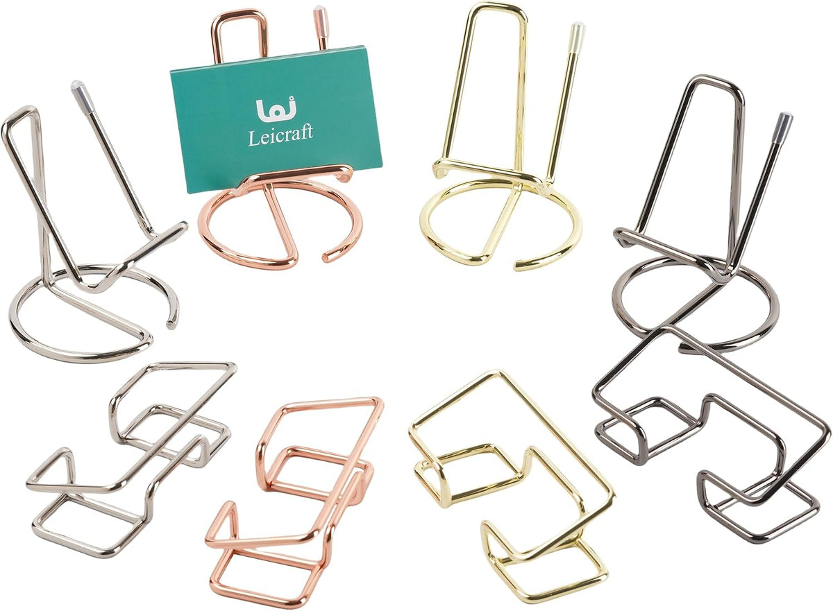 Business Card Holder for Desk, Cute Metal Card Organizers