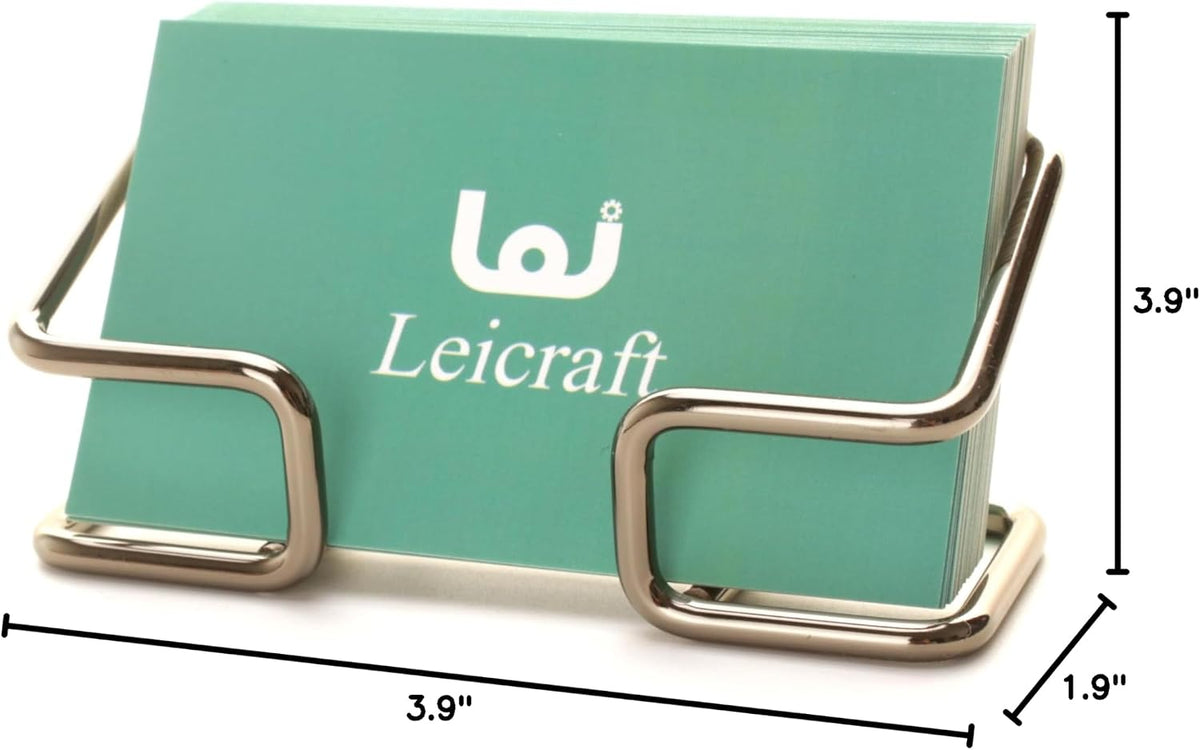 Business Card Holder for Desk, Cute Metal Card Organizers