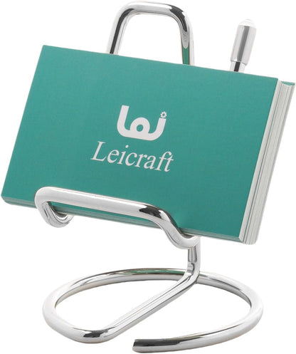 Business Card Holder for Desk, Cute Metal Card Organizers