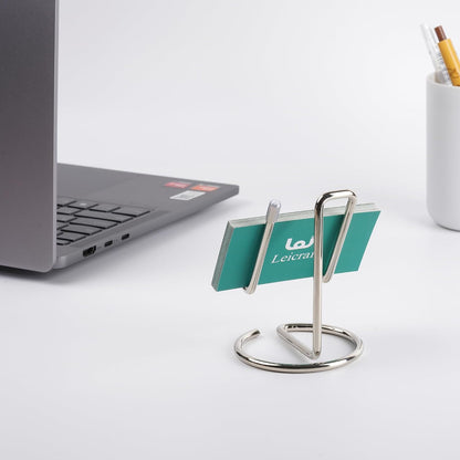 Business Card Holder for Desk, Cute Metal Card Organizers