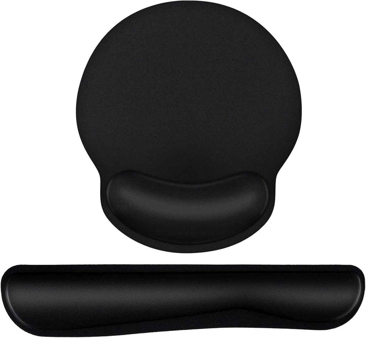 Mouse Pad and Keyboard Wrist Rest- Ergonomic Wrist Rest for Computer Keyboard and Mouse Pad, Memory Foam Wrist Support for Comfy Typing, Ideal for Laptop, Office, Gaming