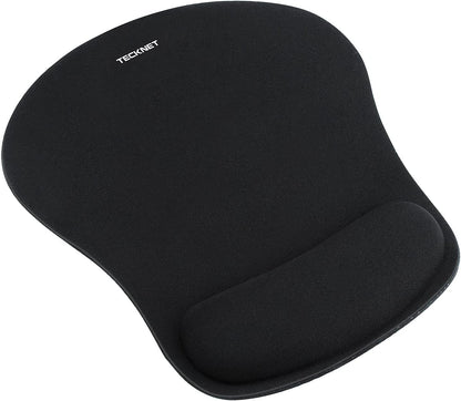 Ergonomic Mouse Pad with Wrist Support Black