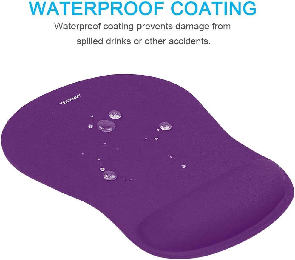 Ergonomic Mouse Pad with Wrist Support Black