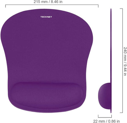 Ergonomic Mouse Pad with Wrist Support Black