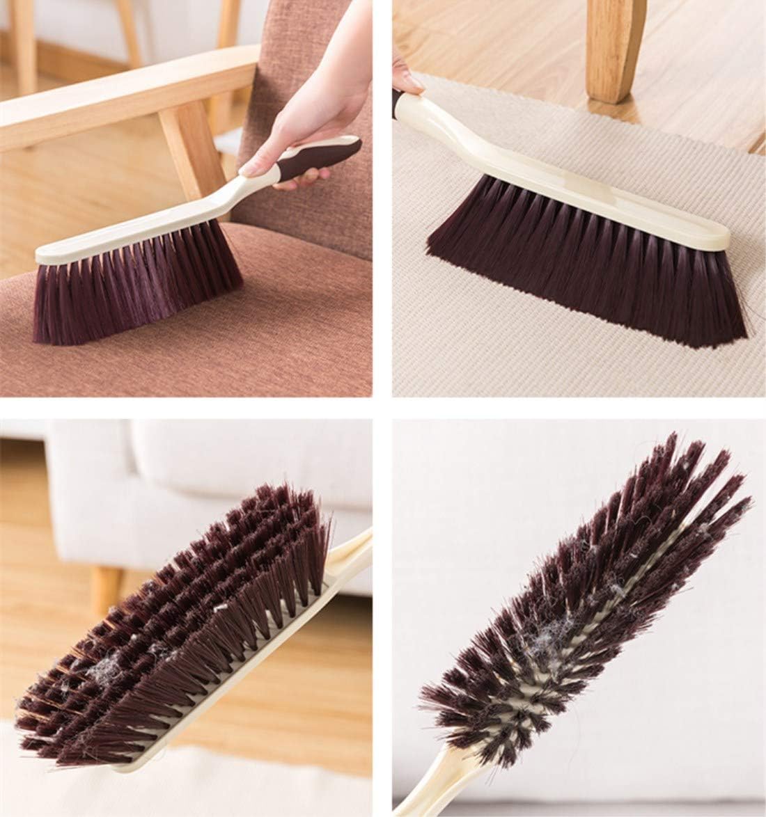 Counter Duster Bed Sheets Debris Cleanin Hand Broom Cleaning Brushes Soft Bristles Dusting Brush for Cleaning Car/Bed/Couch/Draft/Garden/Furniture/Clothes,3PCS