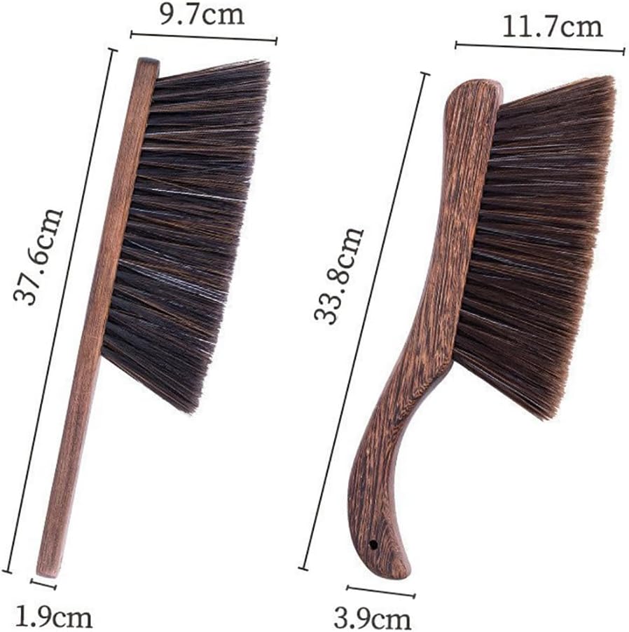 Counter Duster Bed Sheets Debris Cleanin Hand Broom Cleaning Brushes Soft Bristles Dusting Brush for Cleaning Car/Bed/Couch/Draft/Garden/Furniture/Clothes,3PCS