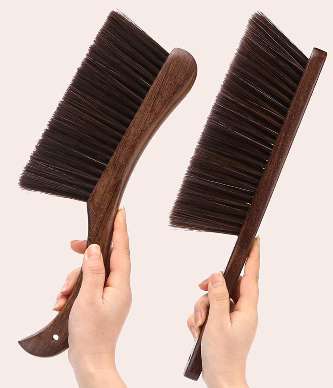 Counter Duster Bed Sheets Debris Cleanin Hand Broom Cleaning Brushes Soft Bristles Dusting Brush for Cleaning Car/Bed/Couch/Draft/Garden/Furniture/Clothes,3PCS
