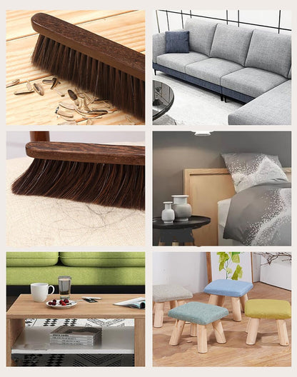 Counter Duster Bed Sheets Debris Cleanin Hand Broom Cleaning Brushes Soft Bristles Dusting Brush for Cleaning Car/Bed/Couch/Draft/Garden/Furniture/Clothes,3PCS
