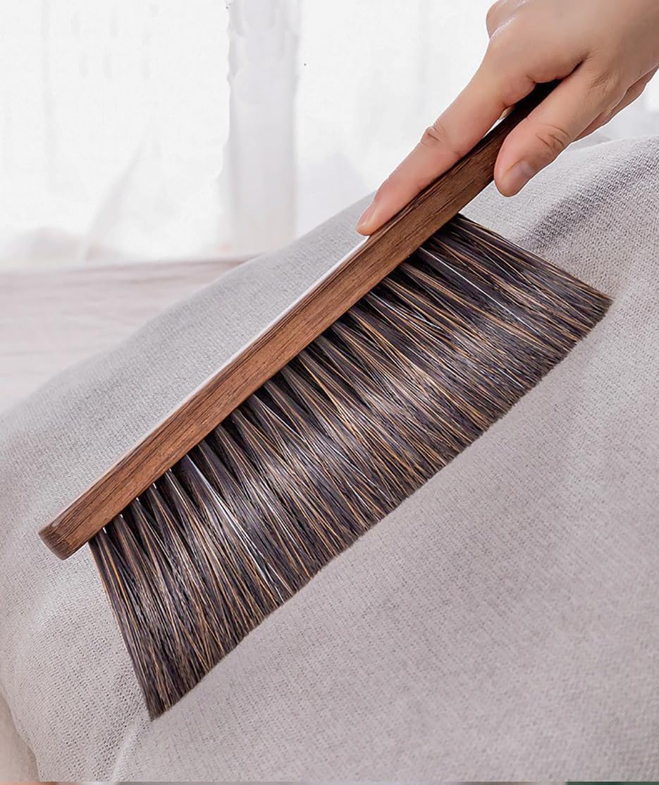 Counter Duster Bed Sheets Debris Cleanin Hand Broom Cleaning Brushes Soft Bristles Dusting Brush for Cleaning Car/Bed/Couch/Draft/Garden/Furniture/Clothes,3PCS