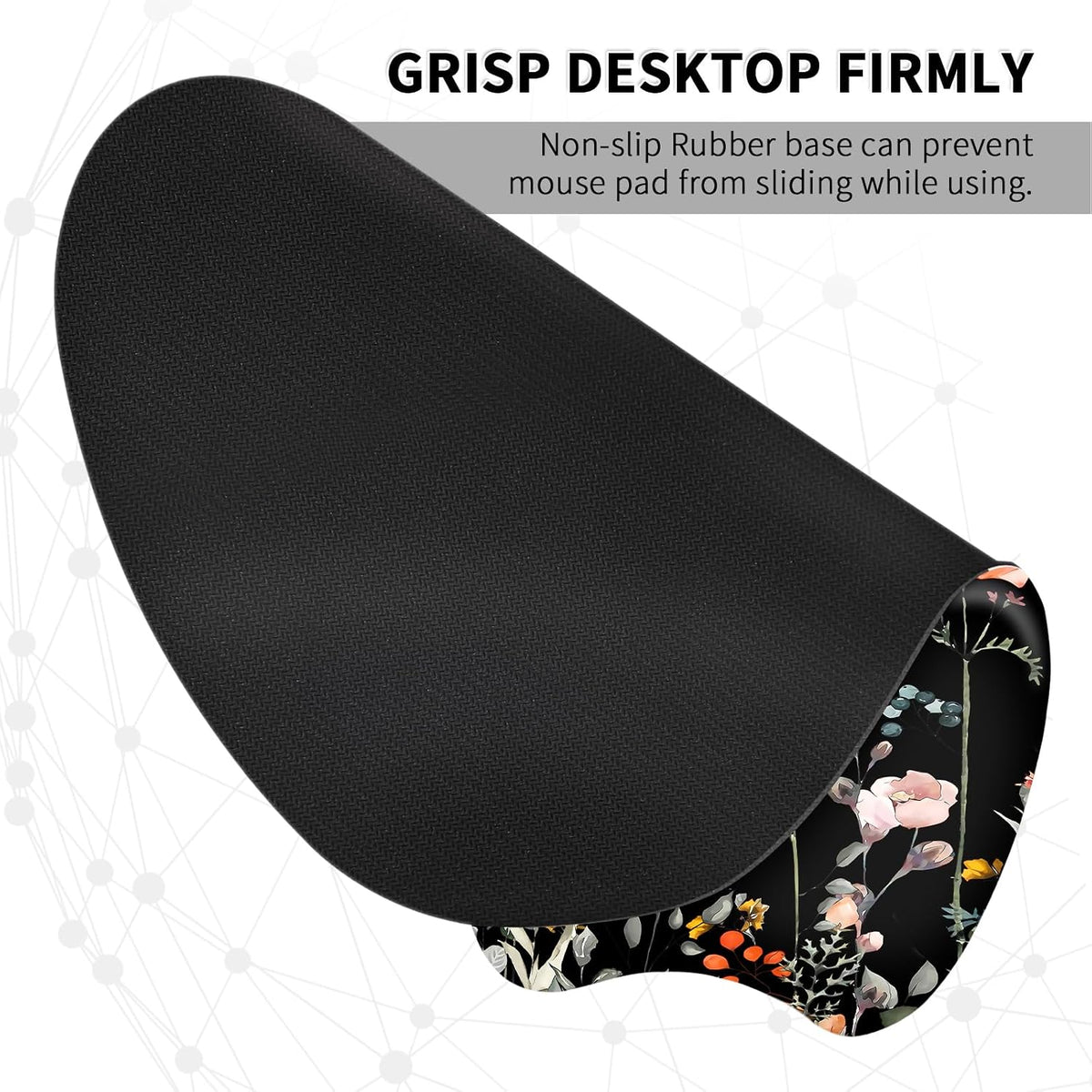 Ergonomic Mouse Pad with Wrist Rest, Memory Foam Support Mousepad