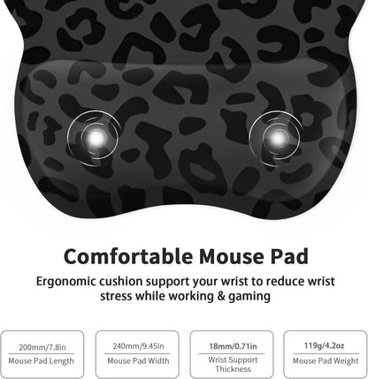 Ergonomic Mouse Pad with Wrist Rest, Memory Foam Support Mousepad