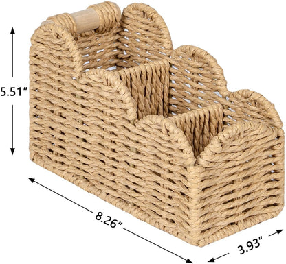 Bedside Table Desk Organizer Caddy, Remote Pen&Pencil Holder Cup