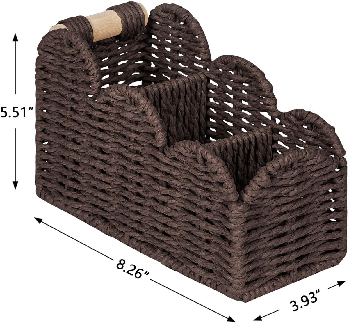 Bedside Table Desk Organizer Caddy, Remote Pen&Pencil Holder Cup