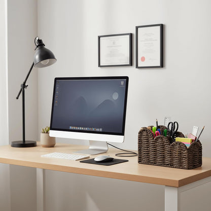 Bedside Table Desk Organizer Caddy, Remote Pen&Pencil Holder Cup