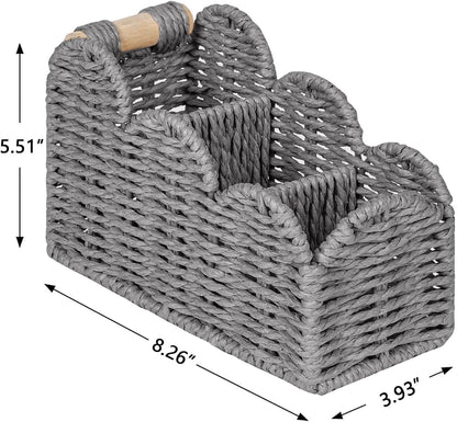 Bedside Table Desk Organizer Caddy, Remote Pen&Pencil Holder Cup