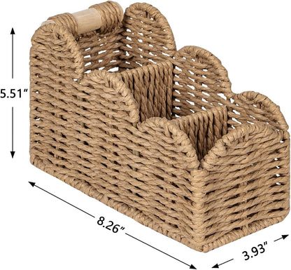 Bedside Table Desk Organizer Caddy, Remote Pen&Pencil Holder Cup