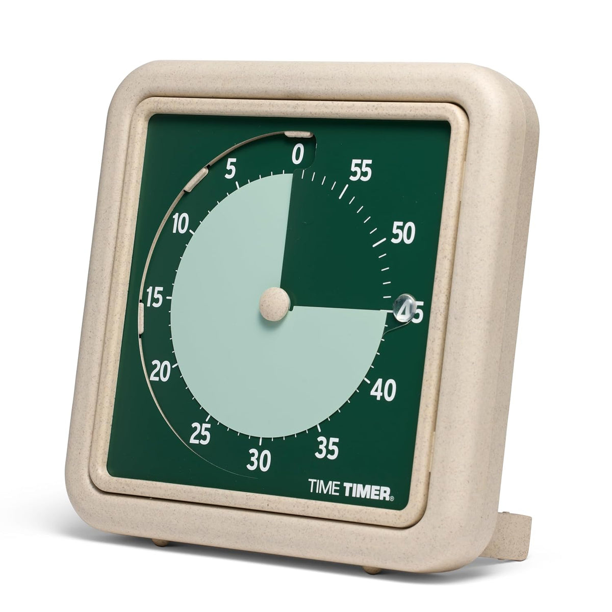 ® Retro 8 inch Eco Edition Visual Timer - 60 Minute Desk Countdown Clock Made with at Least 20% Natural Plant Material- Blue Water