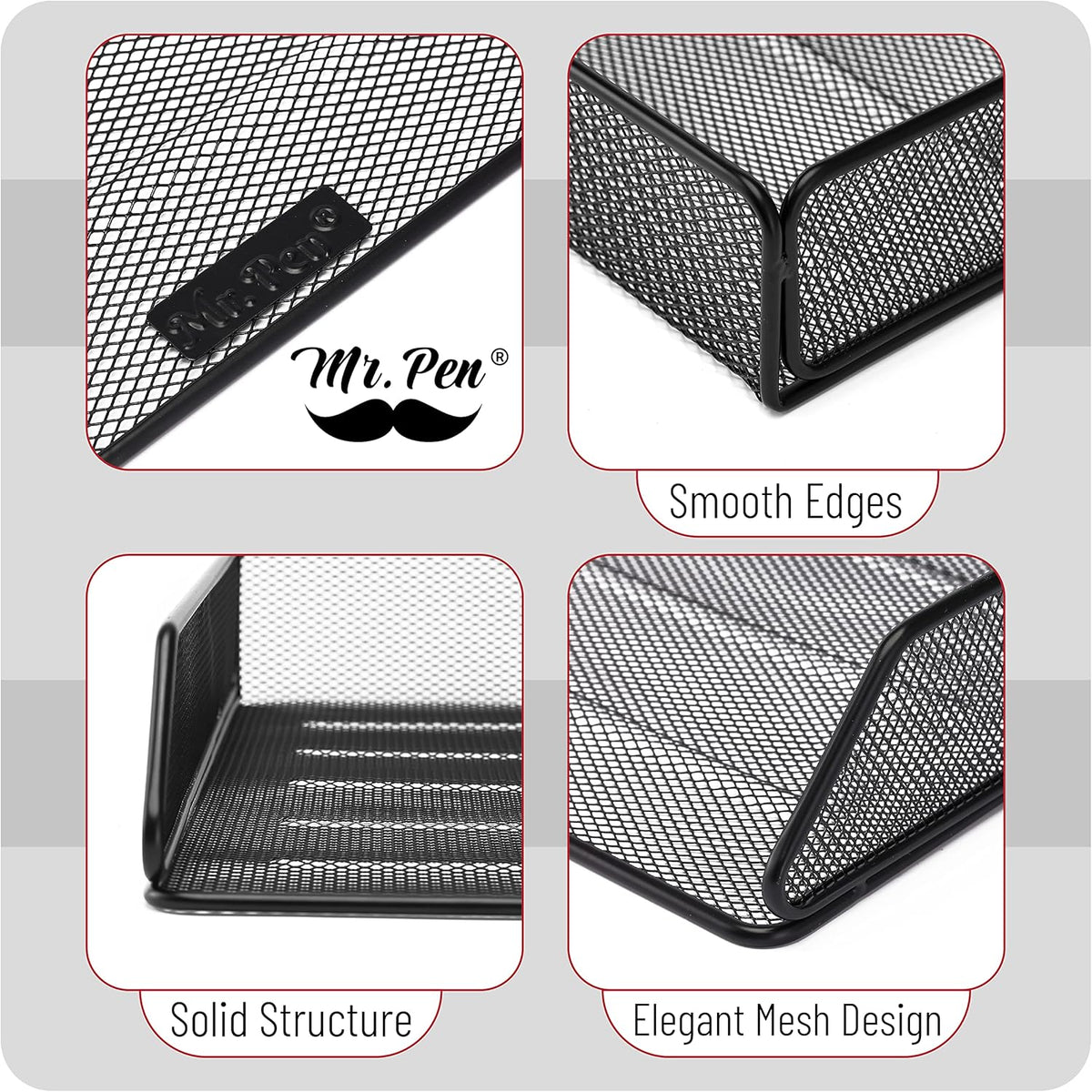 Mesh Desk Organizer, Single Tray Desktop Organizer