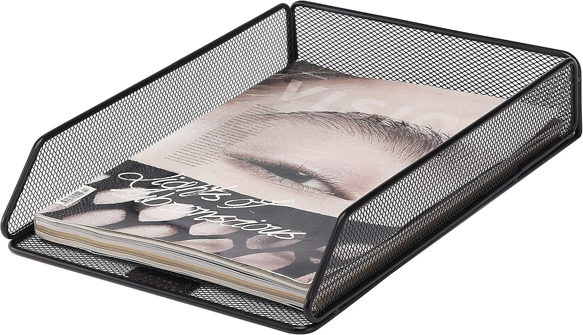 Mesh Desk Organizer, Single Tray Desktop Organizer