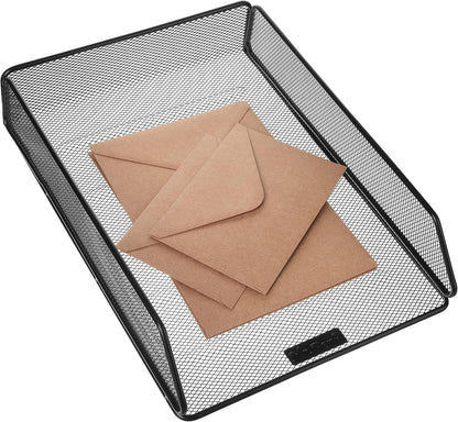 Mesh Desk Organizer, Single Tray Desktop Organizer