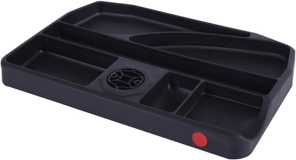 Clamp-On Under Desk 360-Degree Swivel Drawer - Perfect Office Storage Accessory For Your Existing Standing Desk (Clamp-On Desk Drawer - Black)