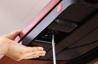 Clamp-On Under Desk 360-Degree Swivel Drawer - Perfect Office Storage Accessory For Your Existing Standing Desk (Clamp-On Desk Drawer - Black)