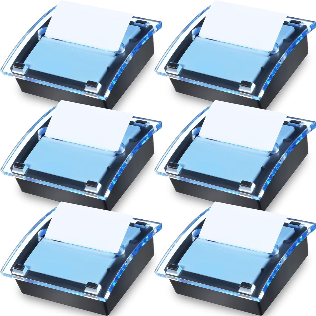 4 Pcs Pop up Sticky Notes Dispenser Sticky Note Holder for Desk