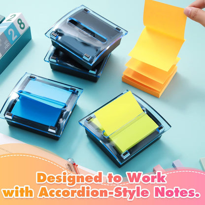 4 Pcs Pop up Sticky Notes Dispenser Sticky Note Holder for Desk